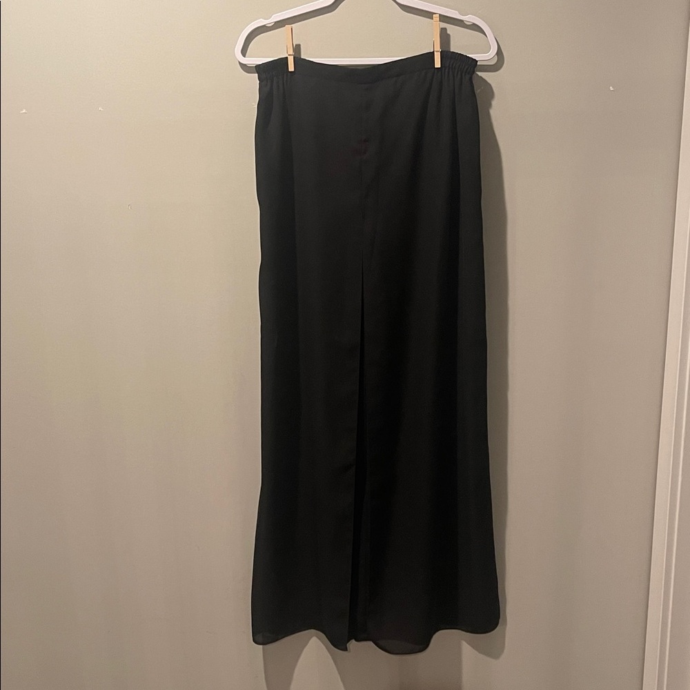 Adrianna Papell Dark Purple Evening Skirt